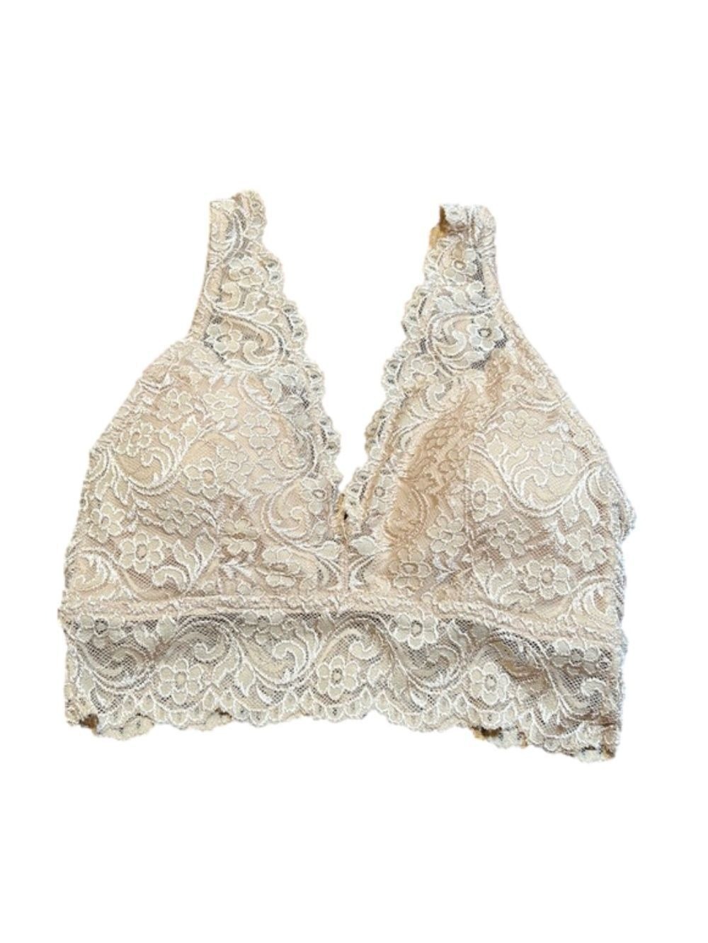 SMART & SEXY Cream Lace Bralette Size M